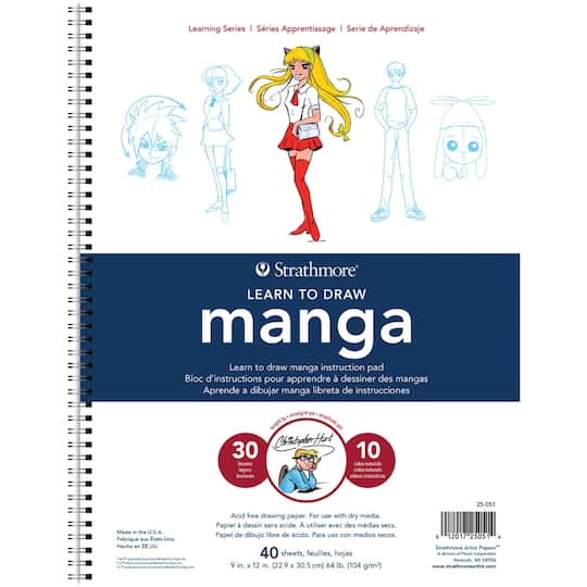 Strathmore&#xAE; Learn to Draw Manga Instruction Pad